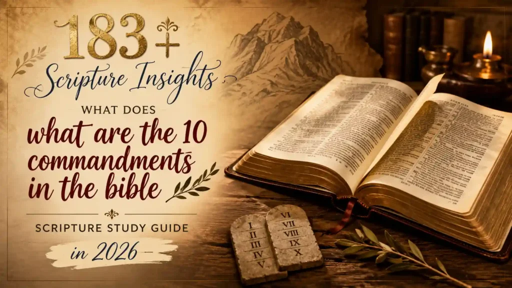 What Are The 10 Commandments In The Bible