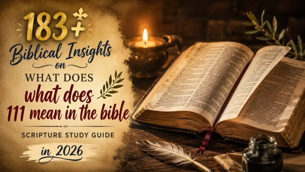 What Does 111 Mean In The Bible