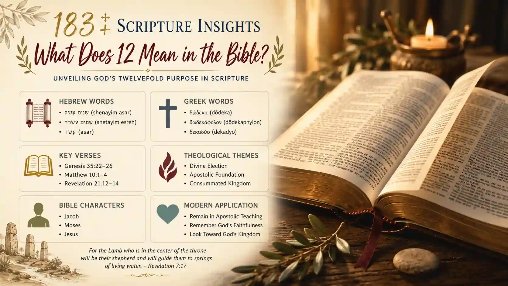 What Does 12 Mean In The Bible What Does 12 Mean In The Bible
