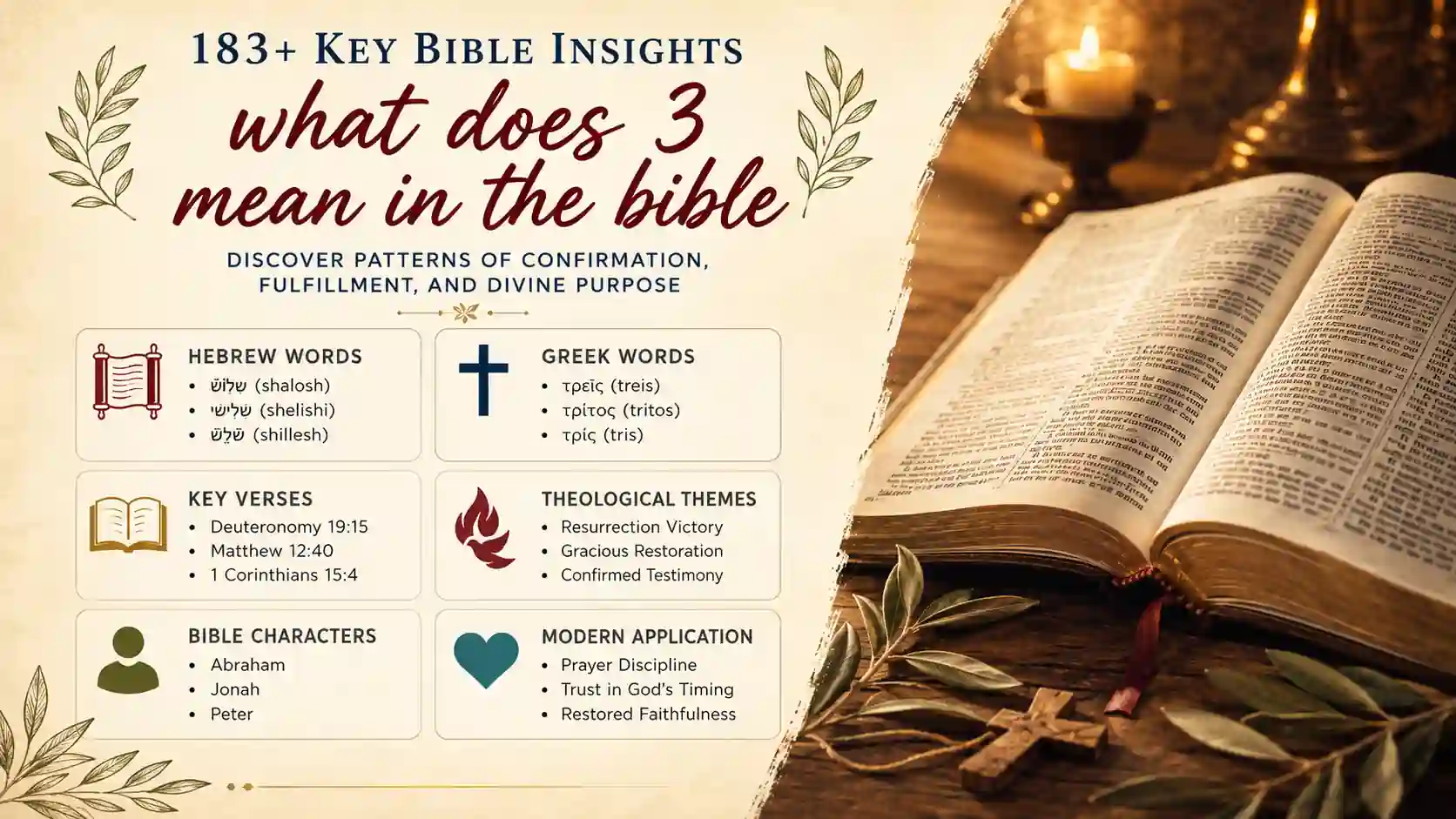 What Does 3 Mean In The Bible What Does 3 Mean In The Bible