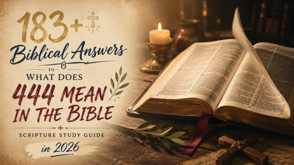 What Does 444 Mean In The Bible
