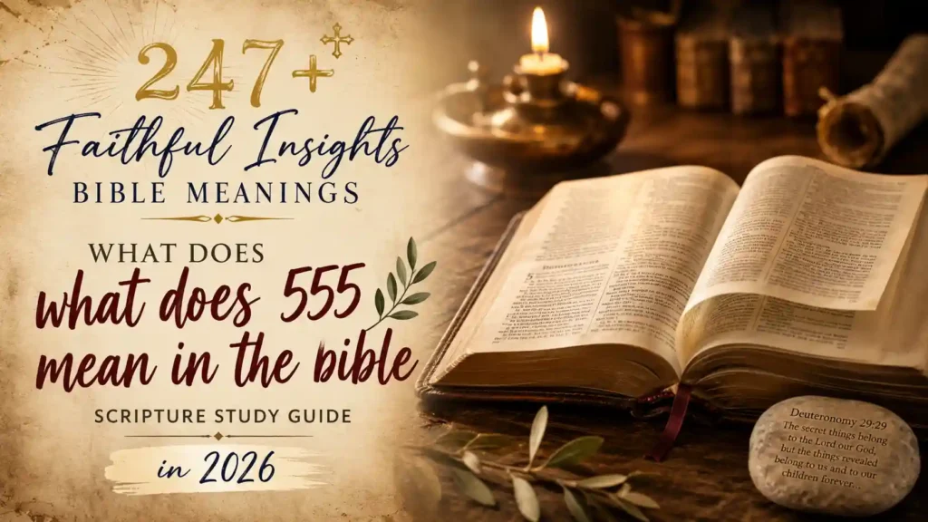 What Does 555 Mean In The Bible