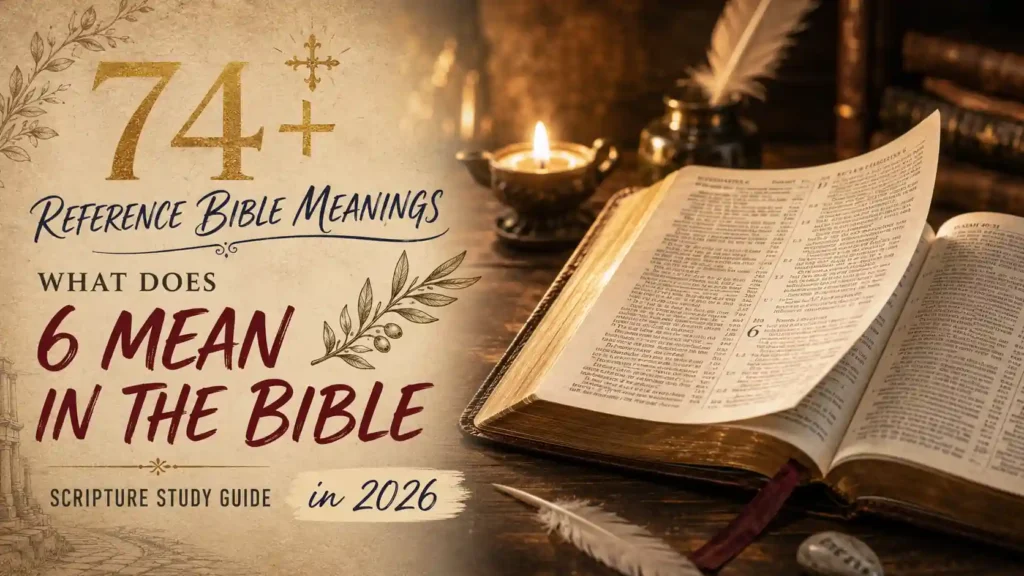 What Does 6 Mean In The Bible