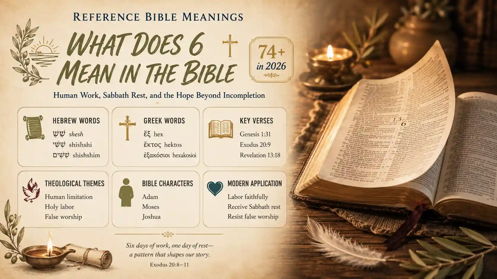 What Does 6 Mean In The Bible What Does 6 Mean In The Bible