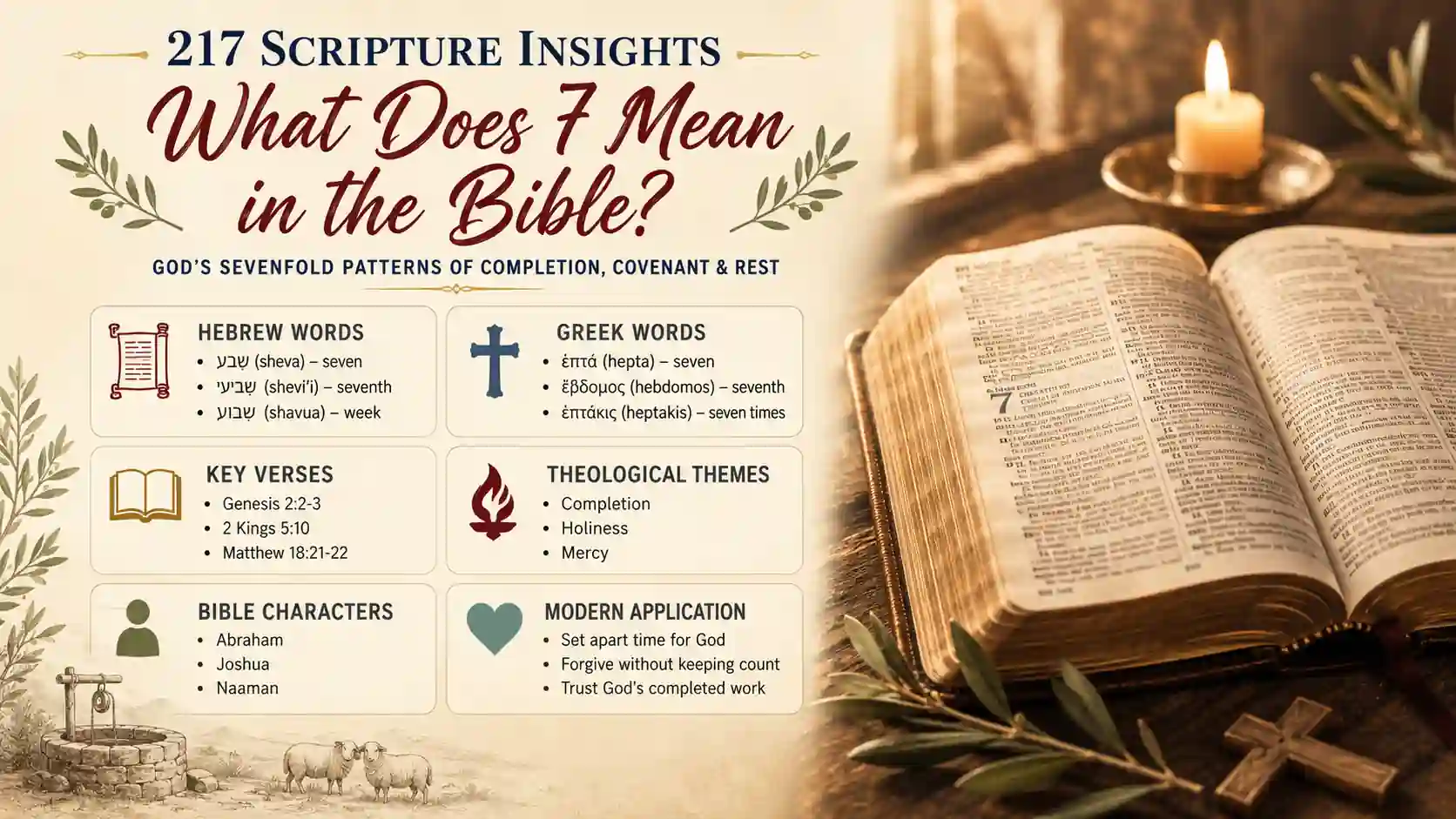 What Does 7 Mean In The Bible What Does 7 Mean In The Bible