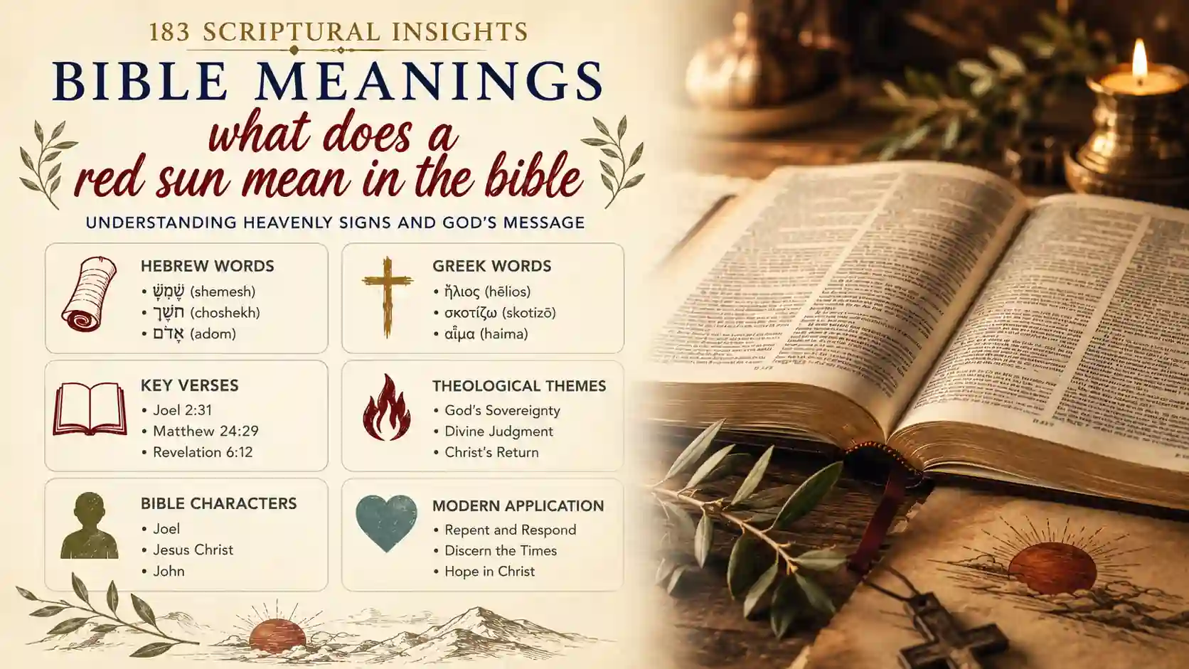 What Does A Red Sun Mean In The Bible What Does A Red Sun Mean In The Bible