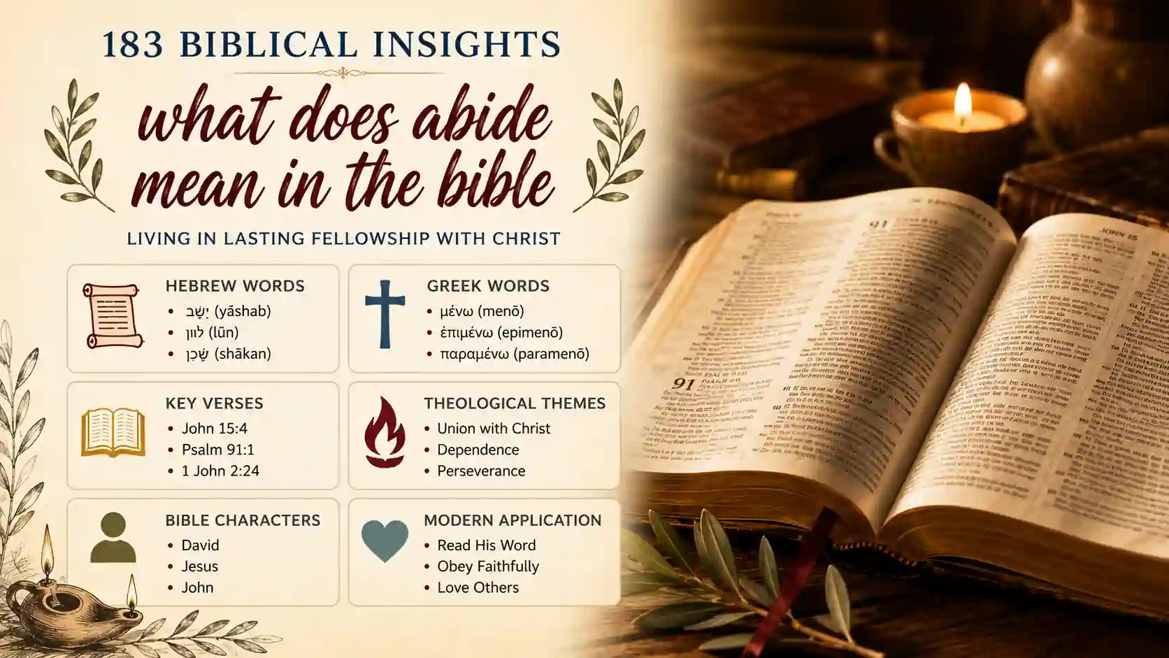 What Does Abide Mean In The Bible What Does Abide Mean In The Bible