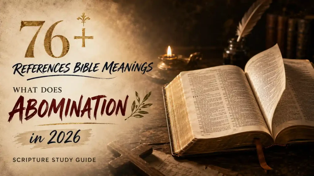 What Does Abomination Mean In The Bible