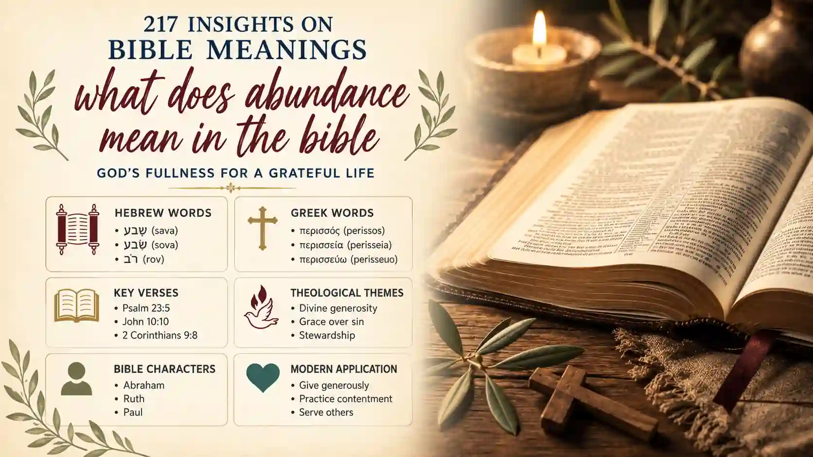 What Does Abundance Mean In The Bible What Does Abundance Mean In The Bible