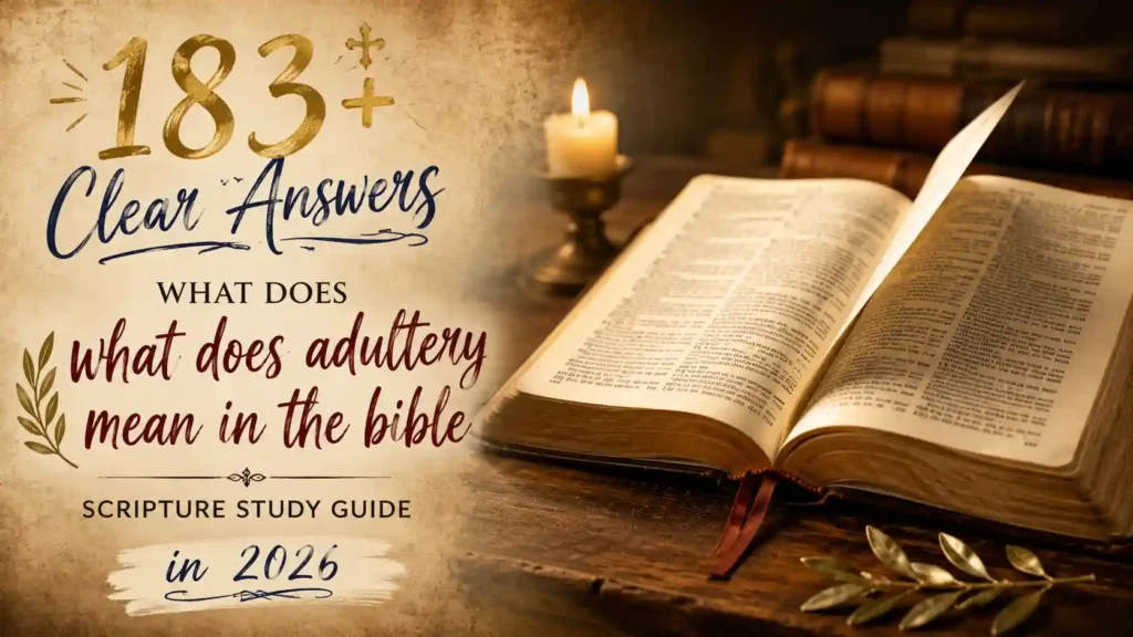 What Does Adultery Mean In The Bible
