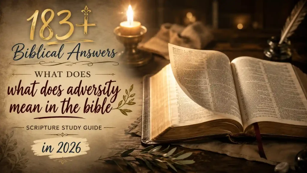 What Does Adversity Mean In The Bible