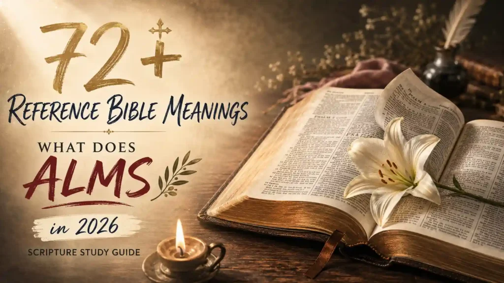 What Does Alms Mean In The Bible