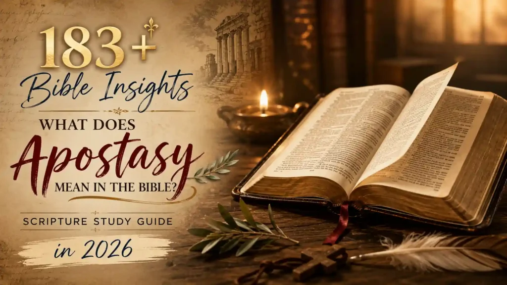 What Does Apostasy Mean In The Bible