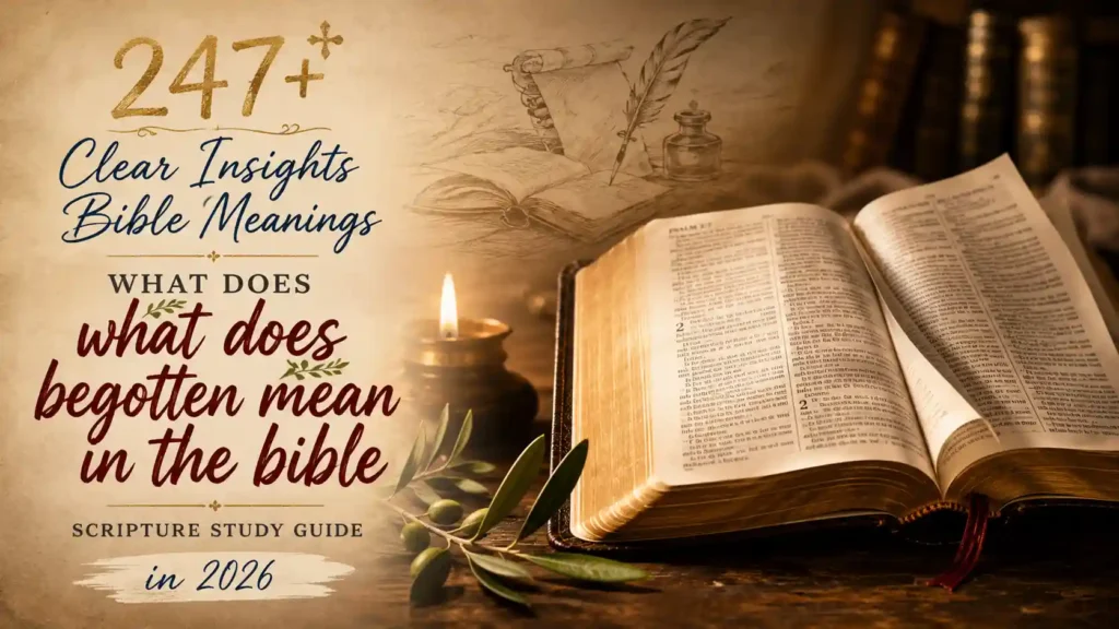 What Does Begotten Mean In The Bible
