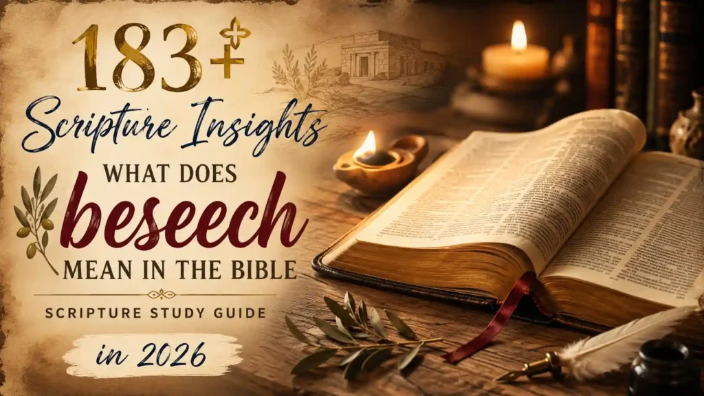 What Does Beseech Mean In The Bible