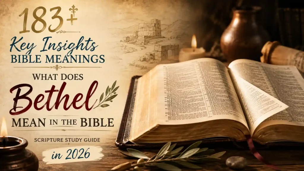 What Does Bethel Mean In The Bible