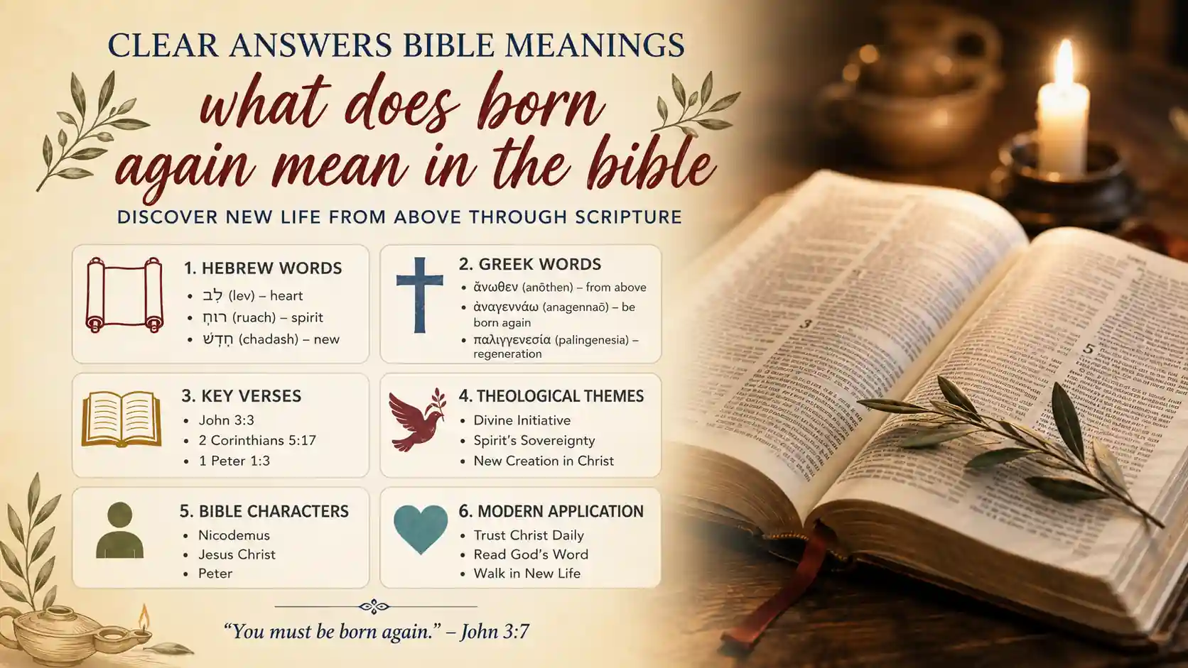 What Does Born Again Mean In The Bible
