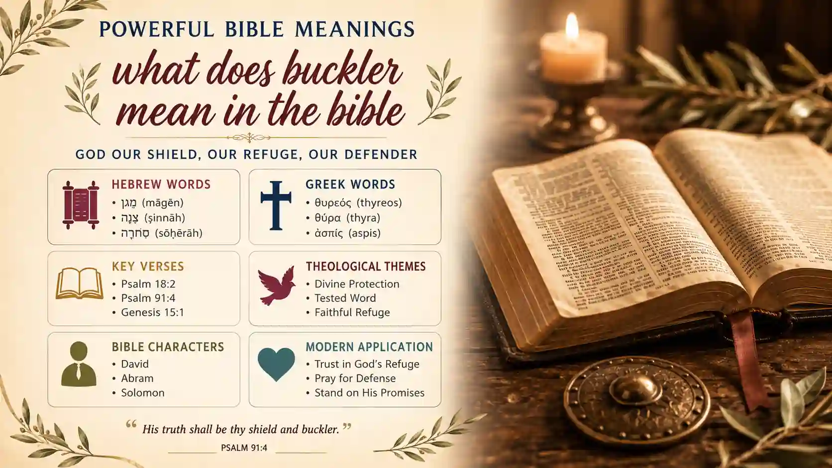 What Does Buckler Mean In The Bible What Does Buckler Mean In The Bible