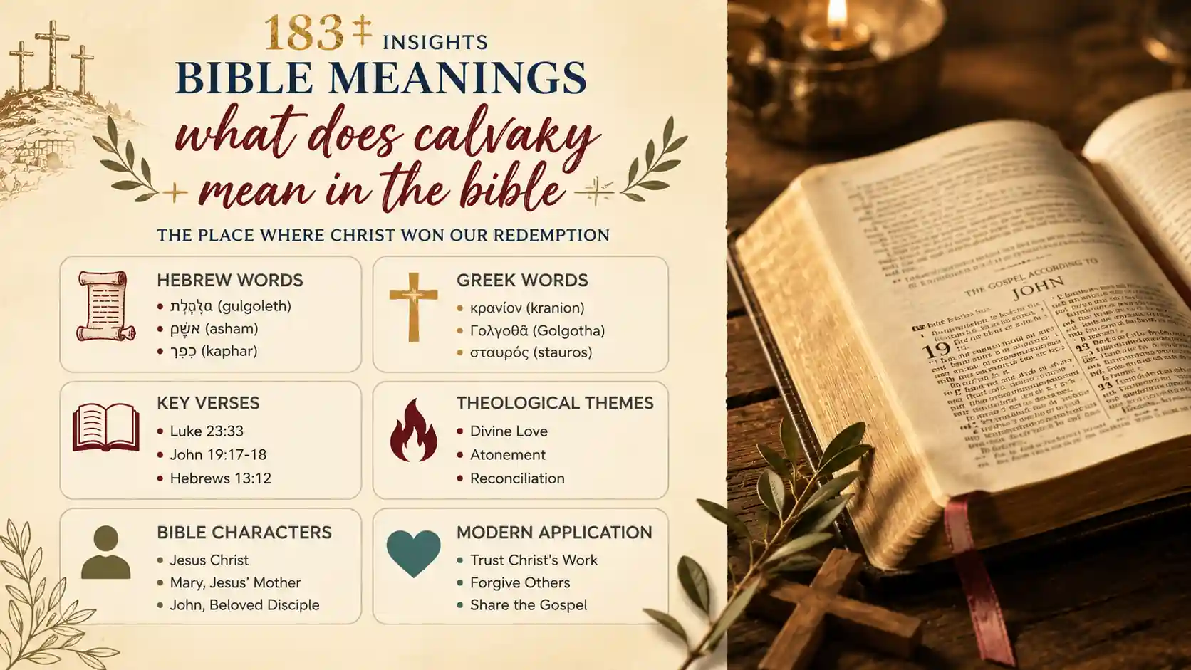 What Does Calvary Mean In The Bible