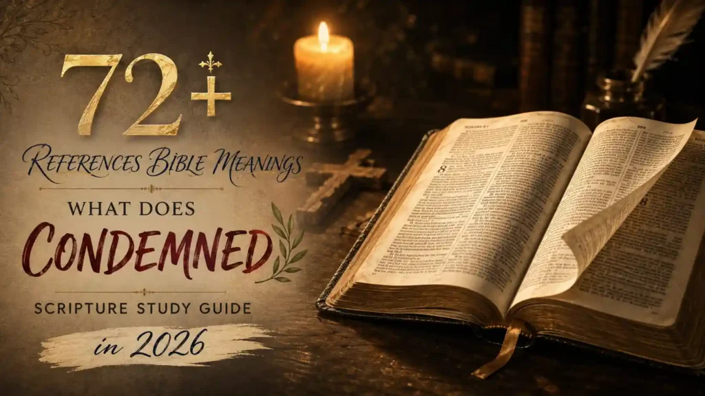 What Does Condemned Mean In The Bible