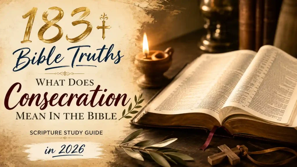 What Does Consecration Mean In The Bible