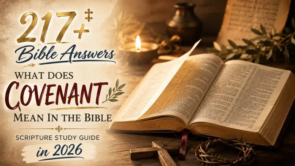 What Does Covenant Mean In The Bible