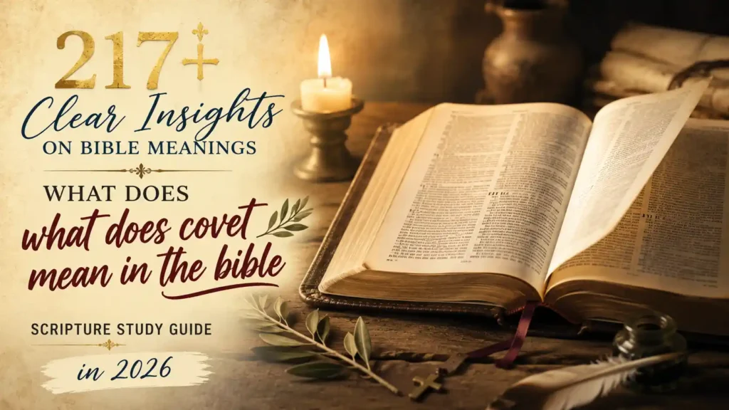 What Does Covet Mean In The Bible