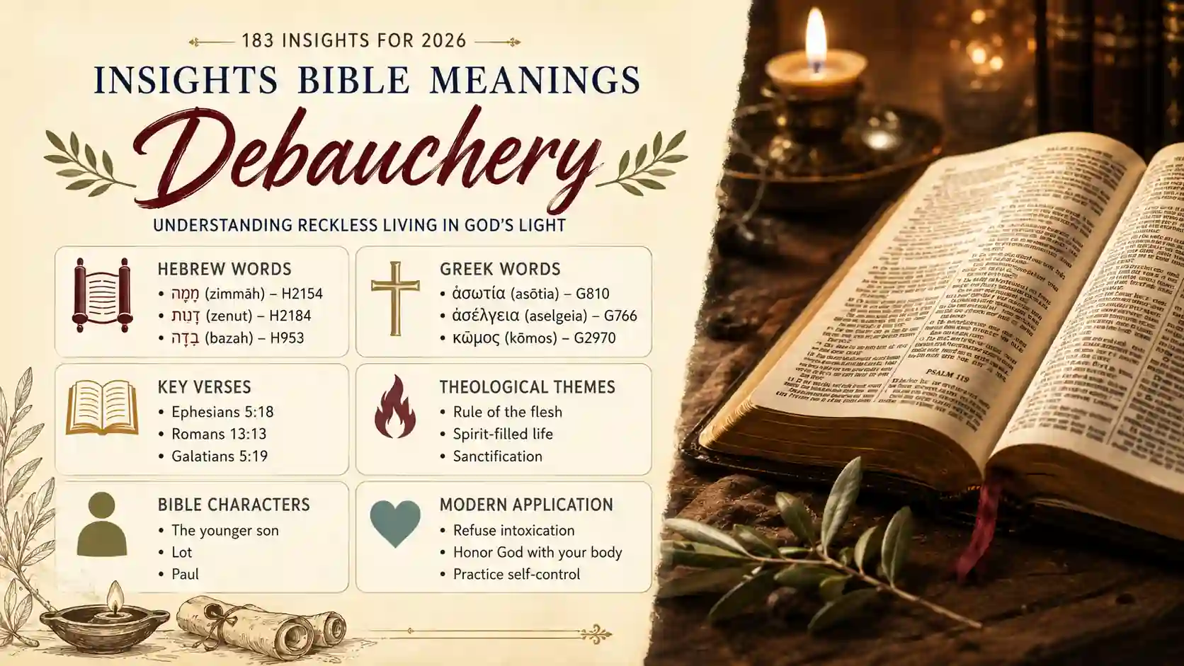 What Does Debauchery Mean In The Bible What Does Debauchery Mean In The Bible