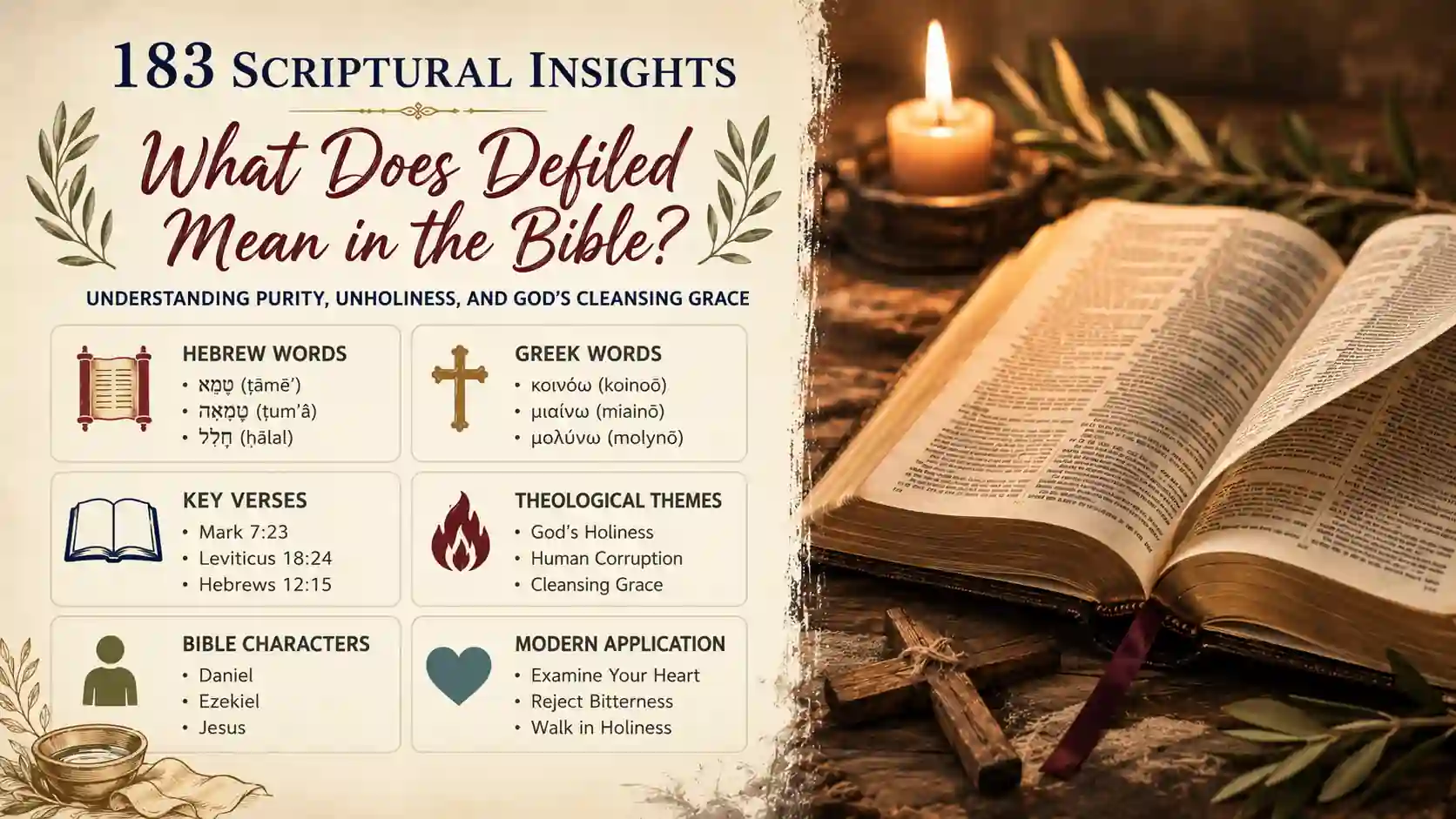 What Does Defiled Mean In The Bible What Does Defiled Mean In The Bible
