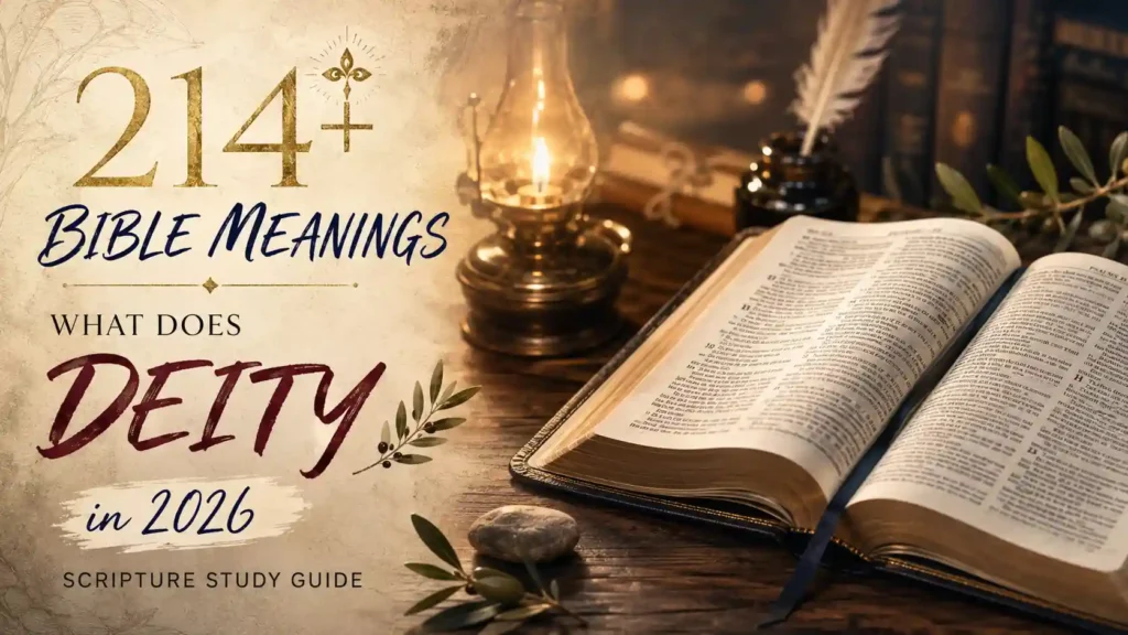 What Does Deity Mean In The Bible