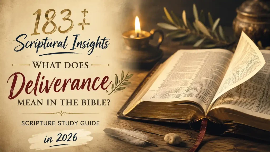 What Does Deliverance Mean In The Bible