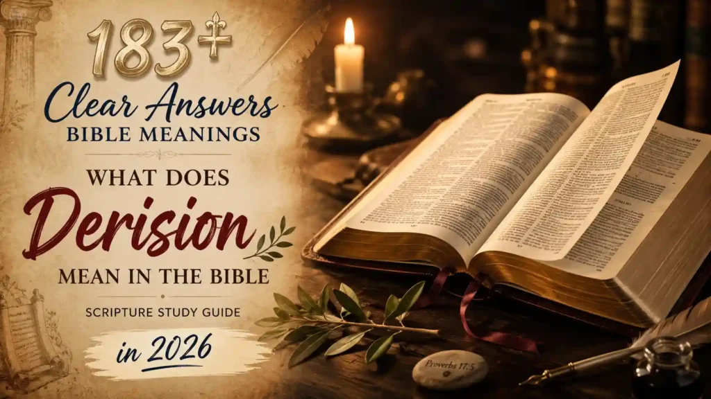 What Does Derision Mean In The Bible