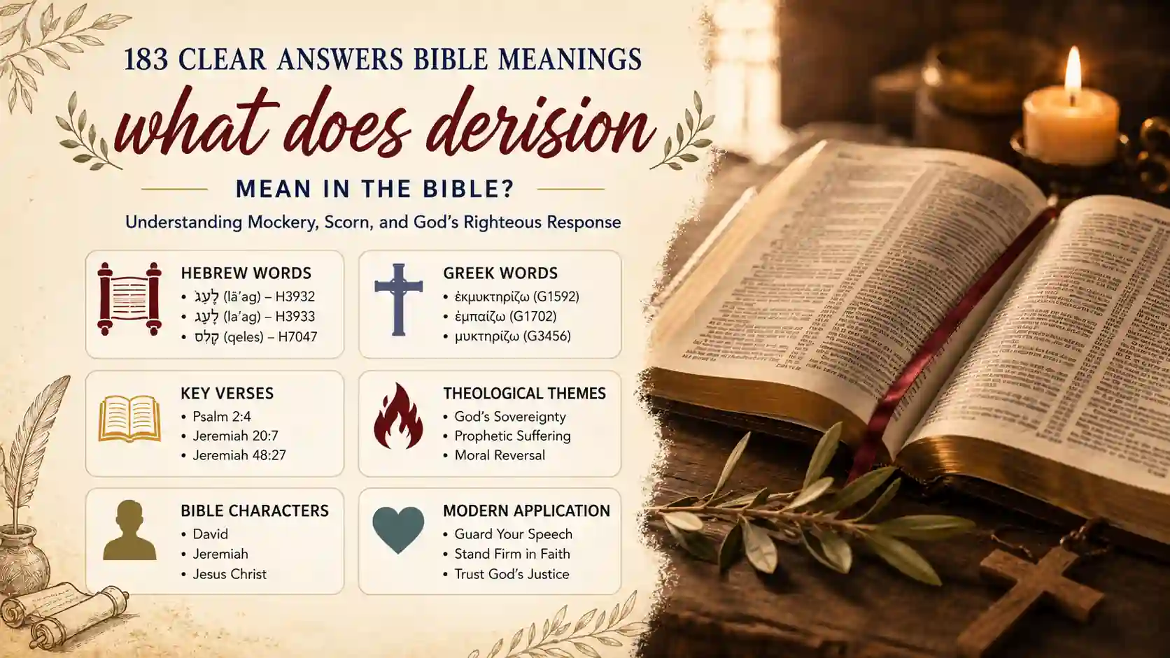 What Does Derision Mean In The Bible What Does Derision Mean In The Bible