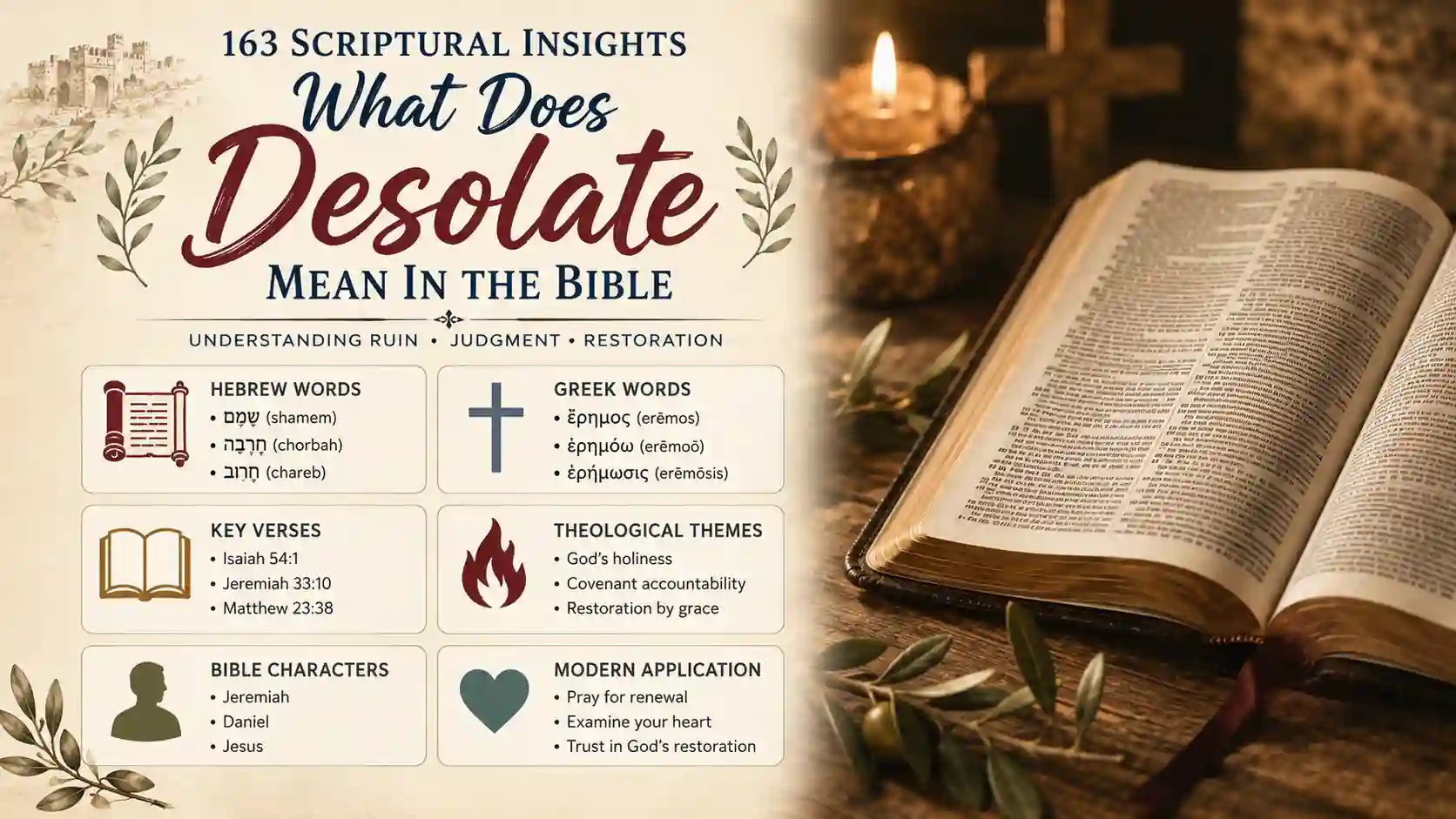What Does Desolate Mean In The Bible What Does Desolate Mean In The Bible