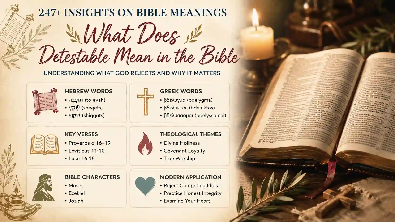 What Does Detestable Mean In The Bible What Does Detestable Mean In The Bible