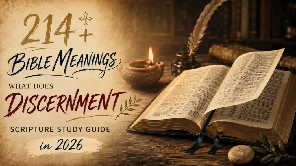 What Does Discernment Mean In The Bible