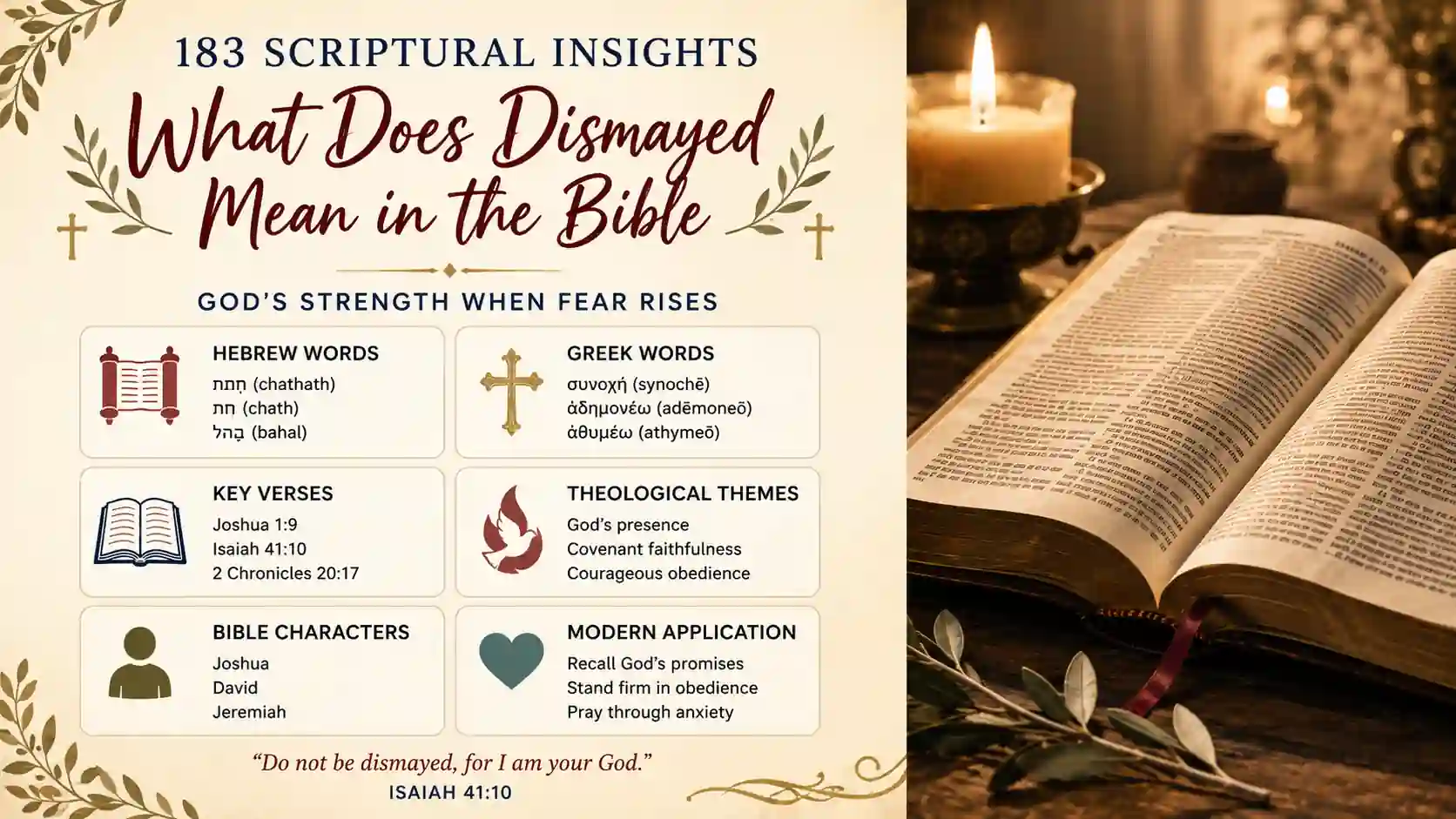 What Does Dismayed Mean In The Bible What Does Dismayed Mean In The Bible