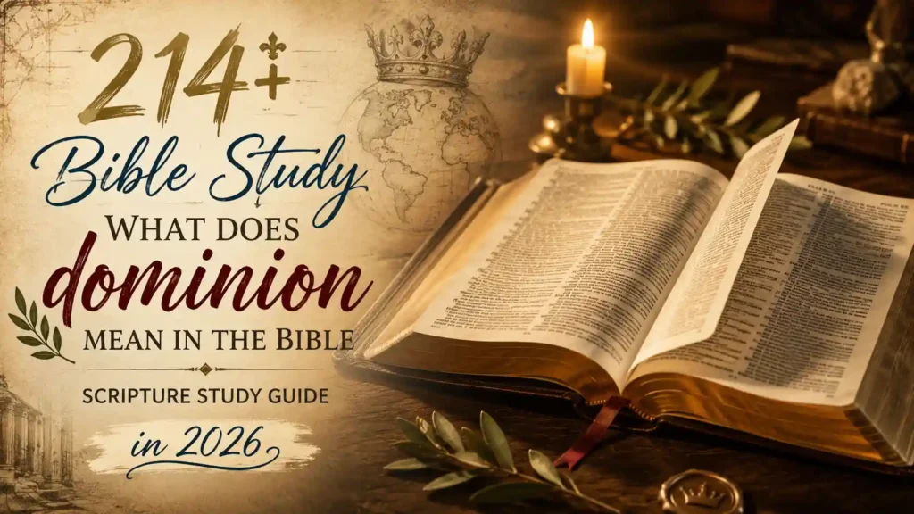 What Does Dominion Mean In The Bible