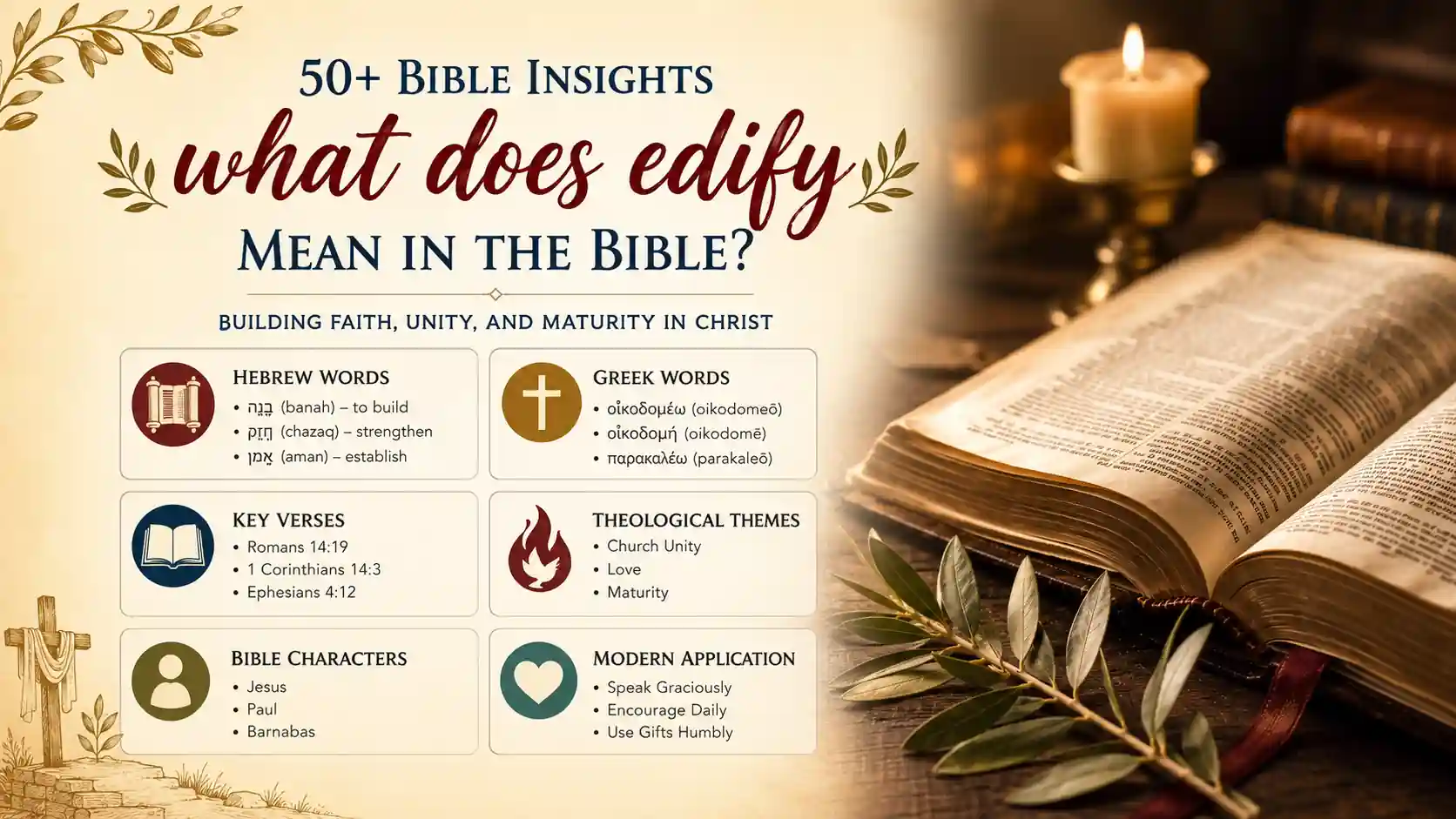 What Does Edify Mean In The Bible