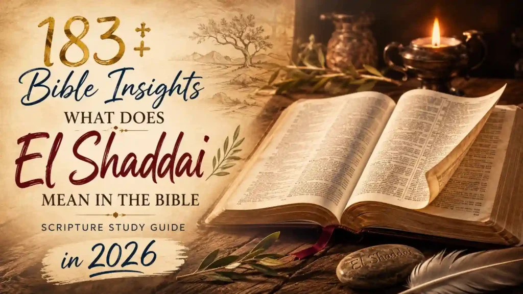 What Does El Shaddai Mean In The Bible