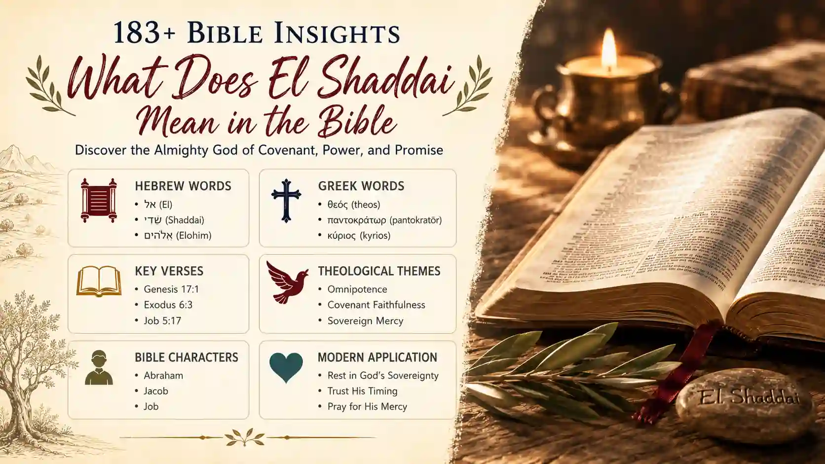 What Does El Shaddai Mean In The Bible What Does El Shaddai Mean In The Bible