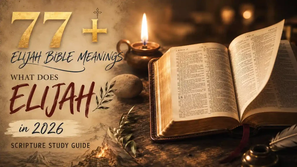 What Does Elijah Mean In The Bible