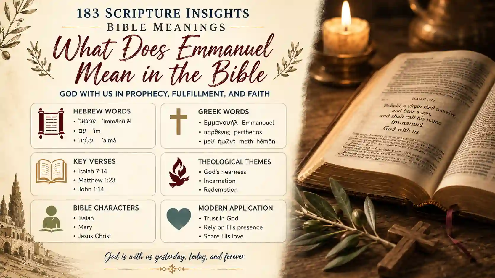 What Does Emmanuel Mean In The Bible