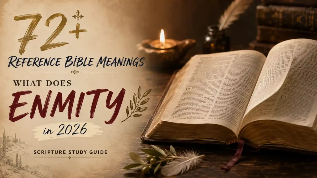 What Does Enmity Mean In The Bible