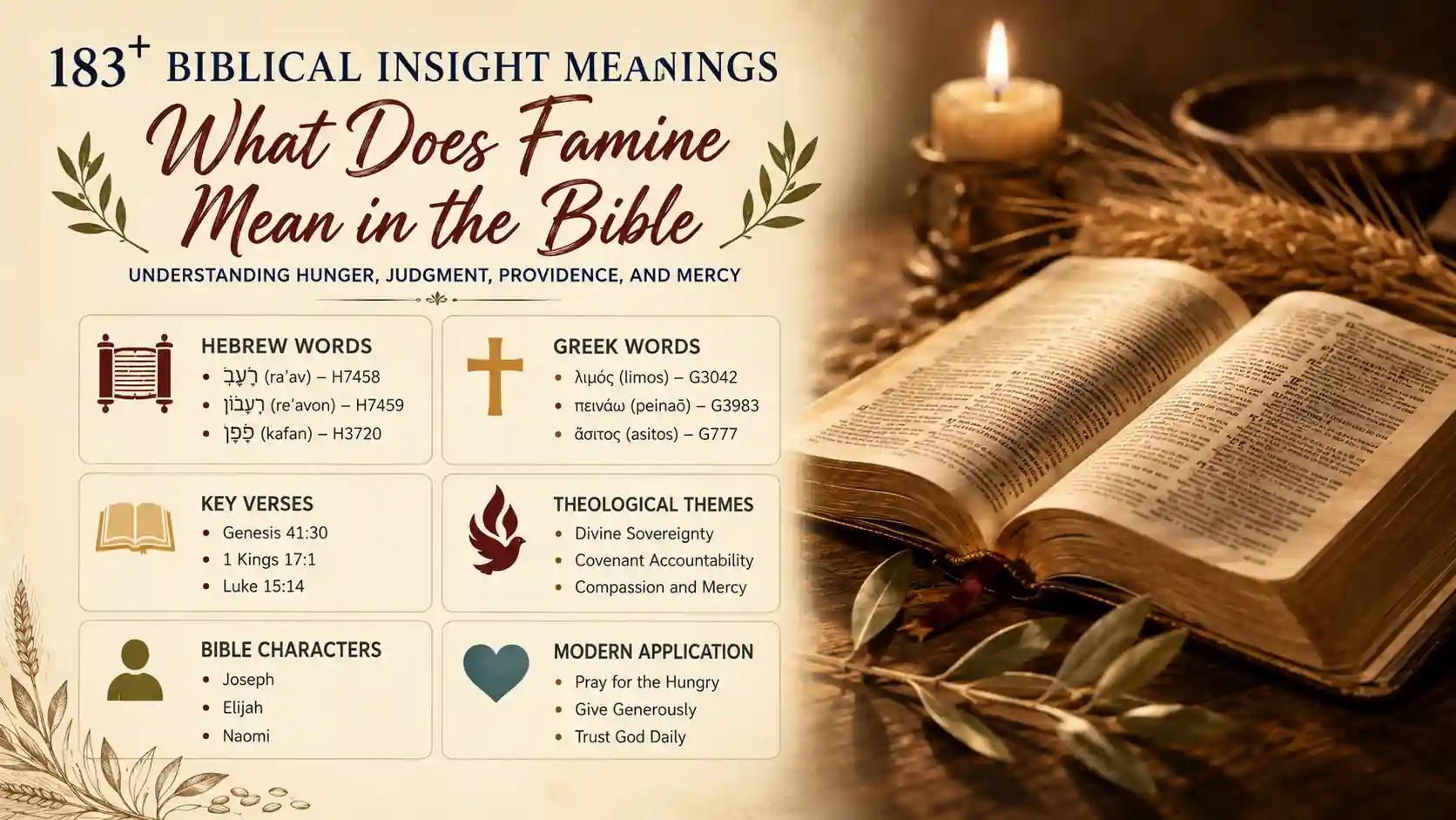 What Does Famine Mean In The Bible What Does Famine Mean In The Bible