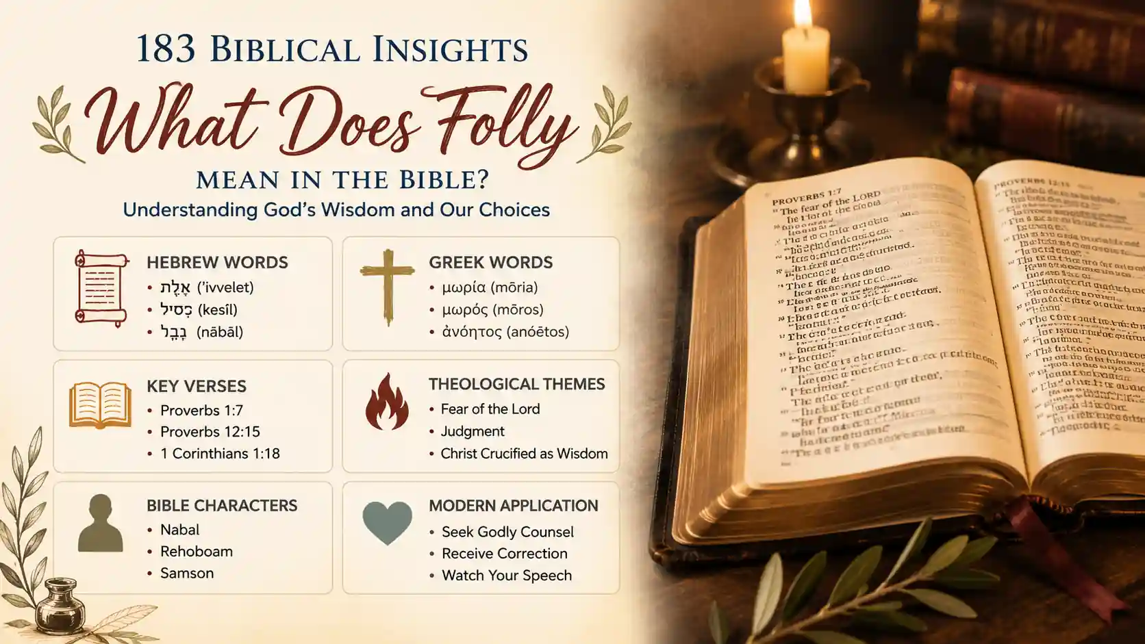 What Does Folly Mean In The Bible What Does Folly Mean In The Bible