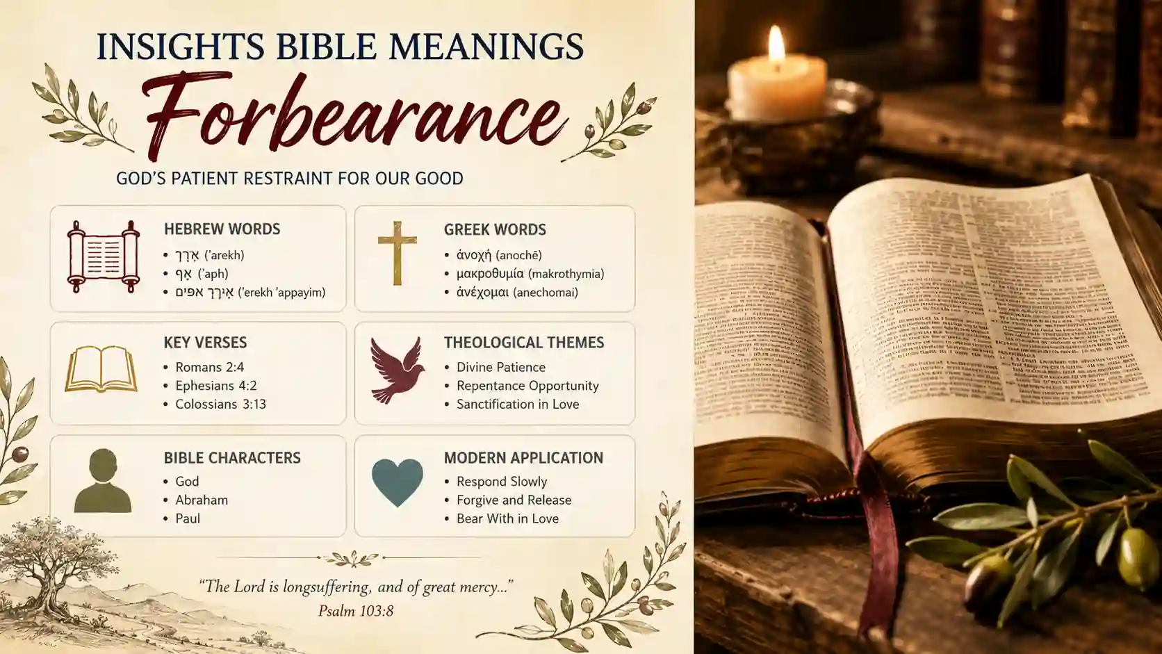 What Does Forbearance Mean In The Bible What Does Forbearance Mean In The Bible