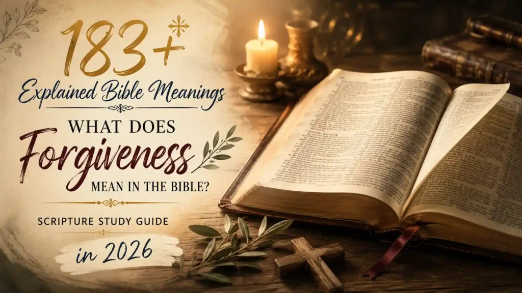 What Does Forgiveness Mean In The Bible