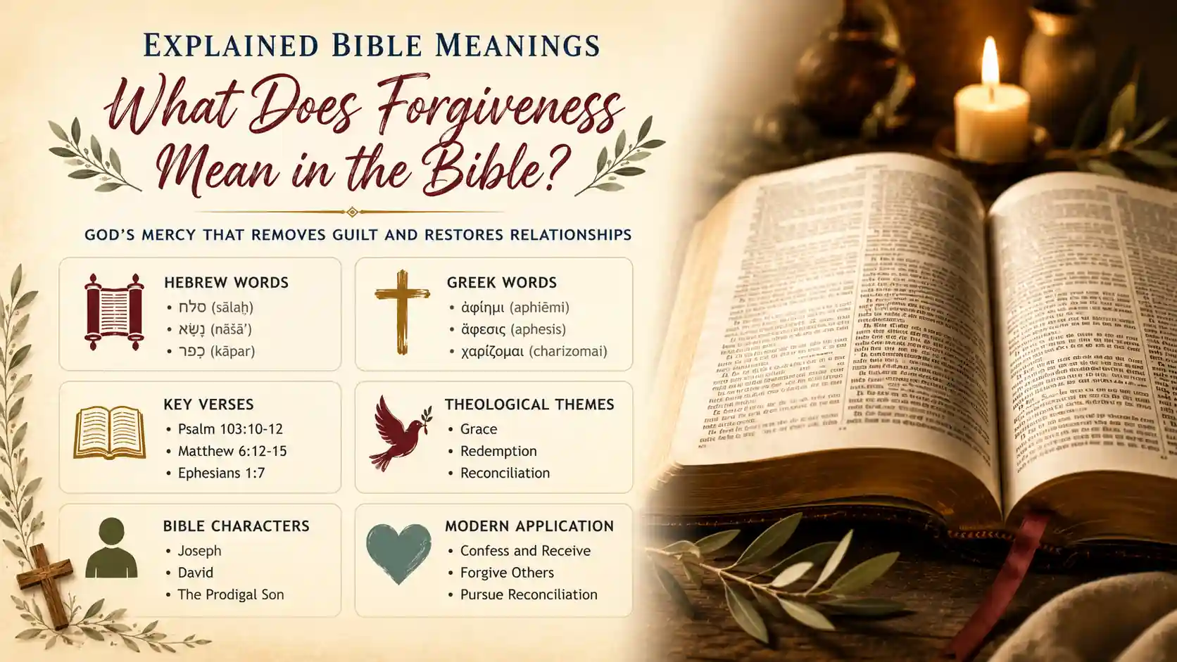 What Does Forgiveness Mean In The Bible