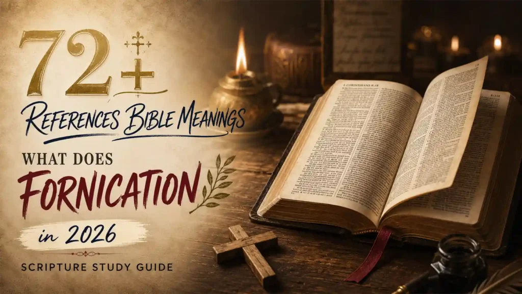 What Does Fornication Mean In The Bible